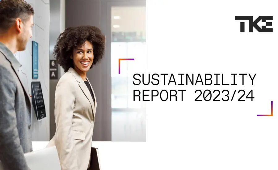 2023/2024 Sustainability report of TK Elevator, the leading elevator and escalator company.